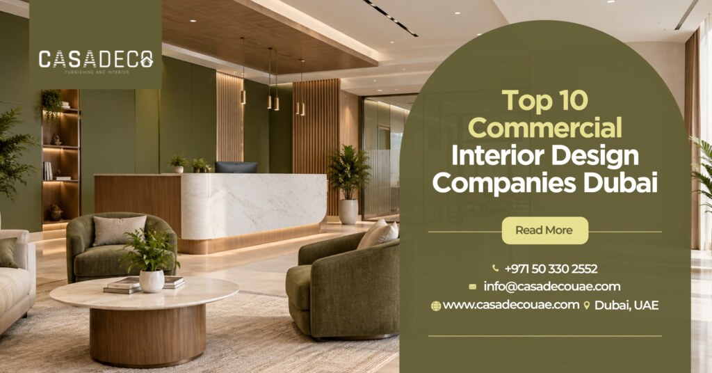 Top 10 Commercial Interior Design Companies in Dubai