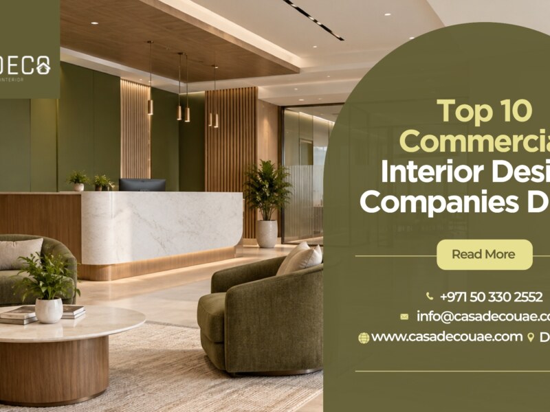Top 10 Commercial Interior Design Companies in Dubai