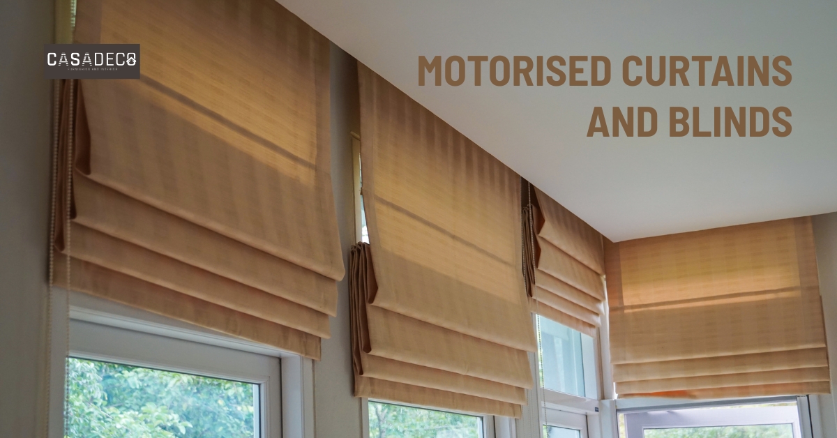 motorised curtain and blinds