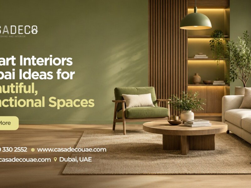 Smart Interiors Dubai Ideas for Beautiful, Functional Spaces
